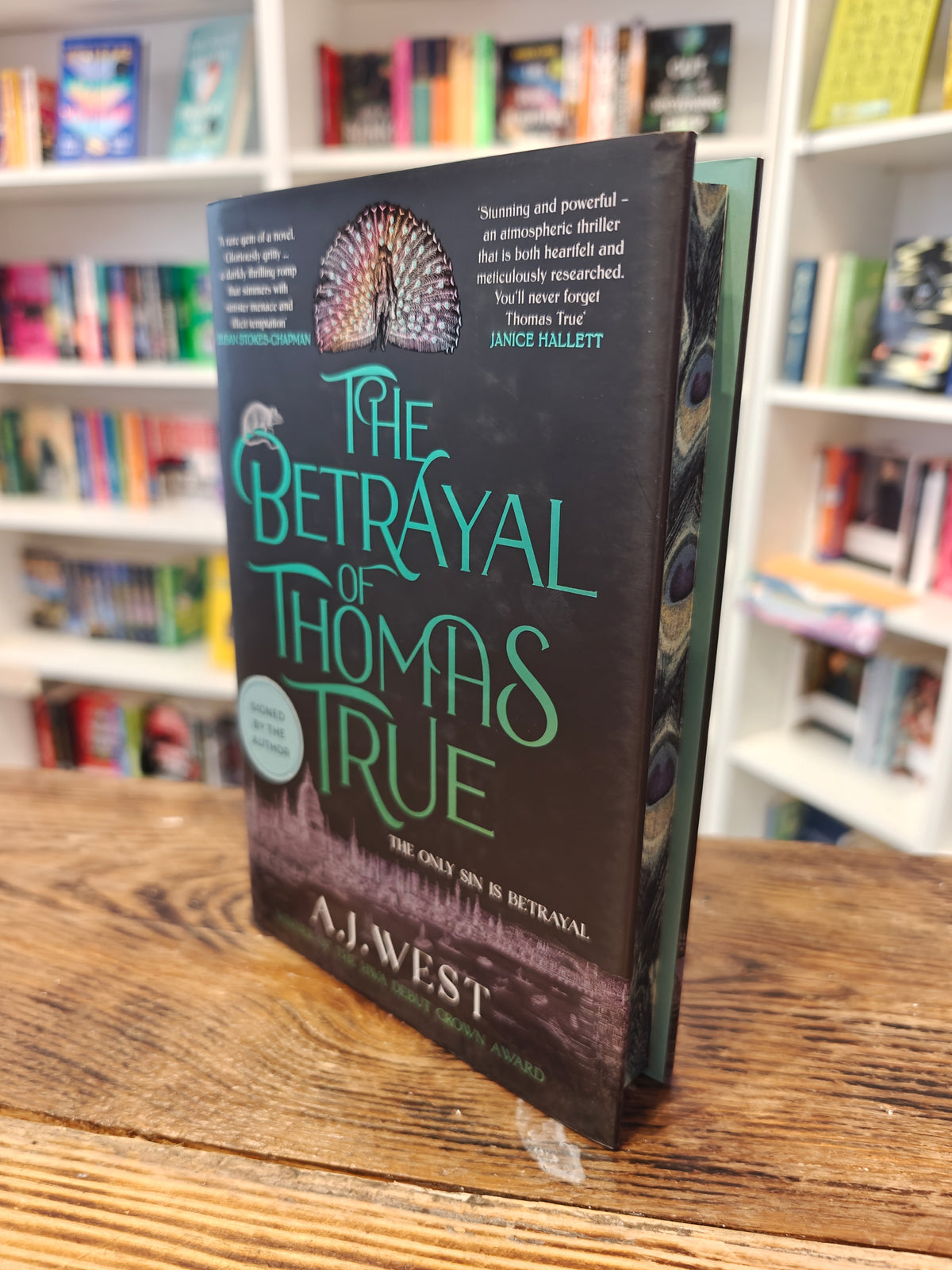 The Betrayal of Thomas True - Sprayed Edge Signed Copy